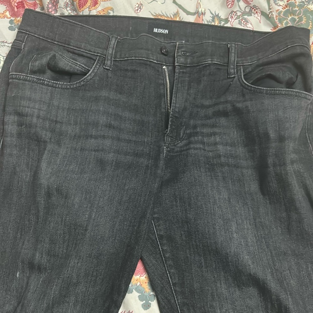 Men’s Hudson black faded jean 38